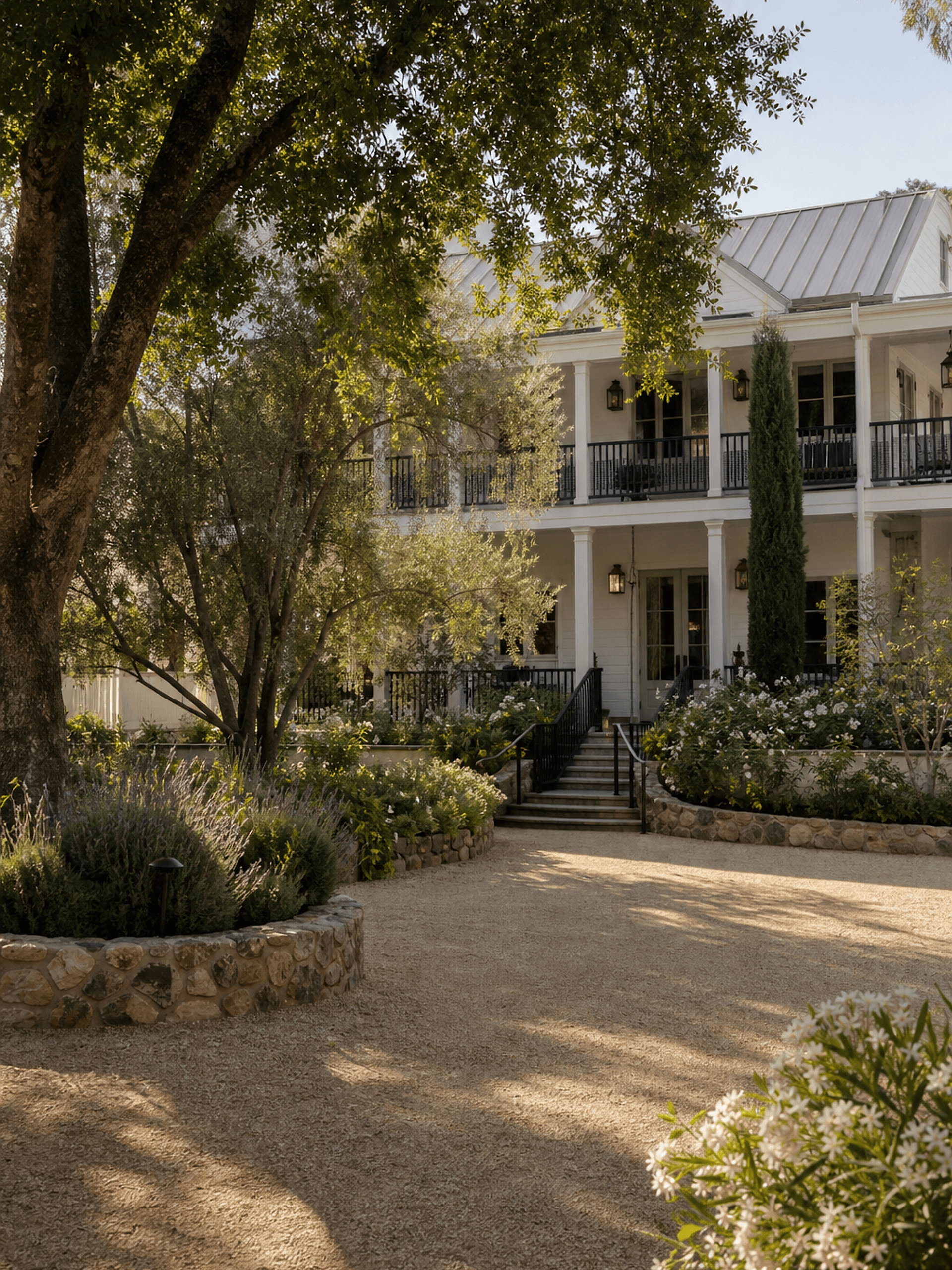 Calistoga House, a fourteen-room hotel above the vineyards of Napa Valley